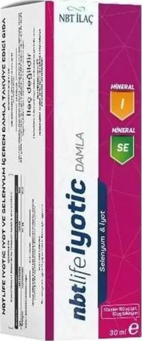 Nbt Life Iyotic Damla 30ML - Iyot ve Selenyum Içeren Damla
