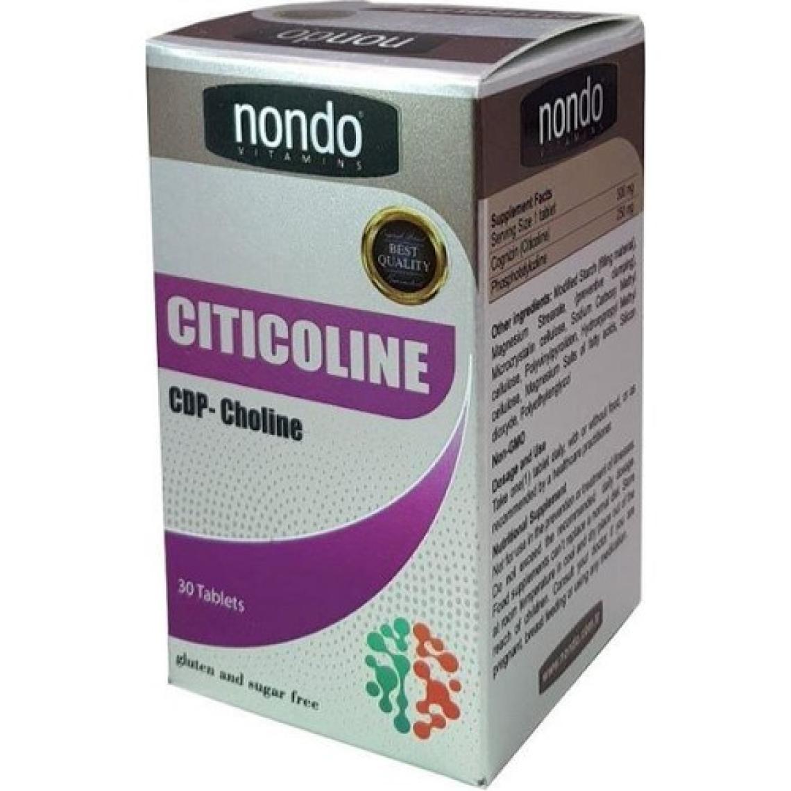 Nondo Citicoline 30 Tablet | Sitikolin