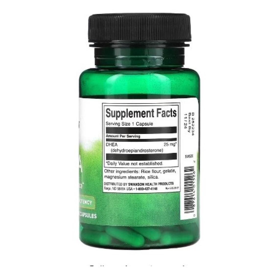 Swanson Dhea 25 Mg 120 Kapsül