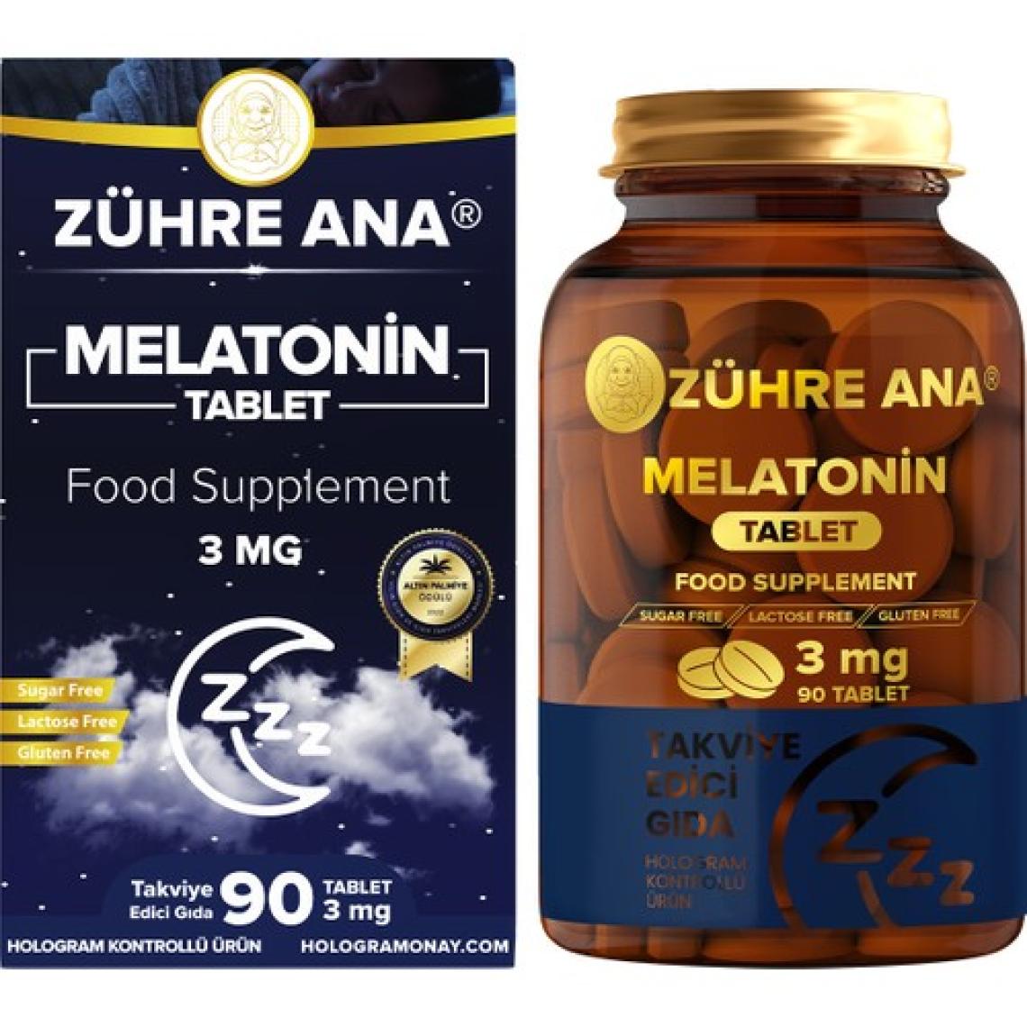 Zühre Ana Melatonin Tablet 3 mg 90 Tablet