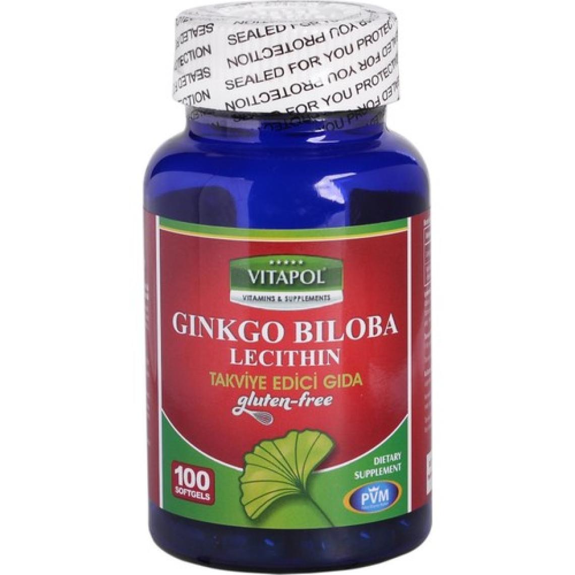 Vitapol Ginkgo Biloba Lecithin 100 Softgel