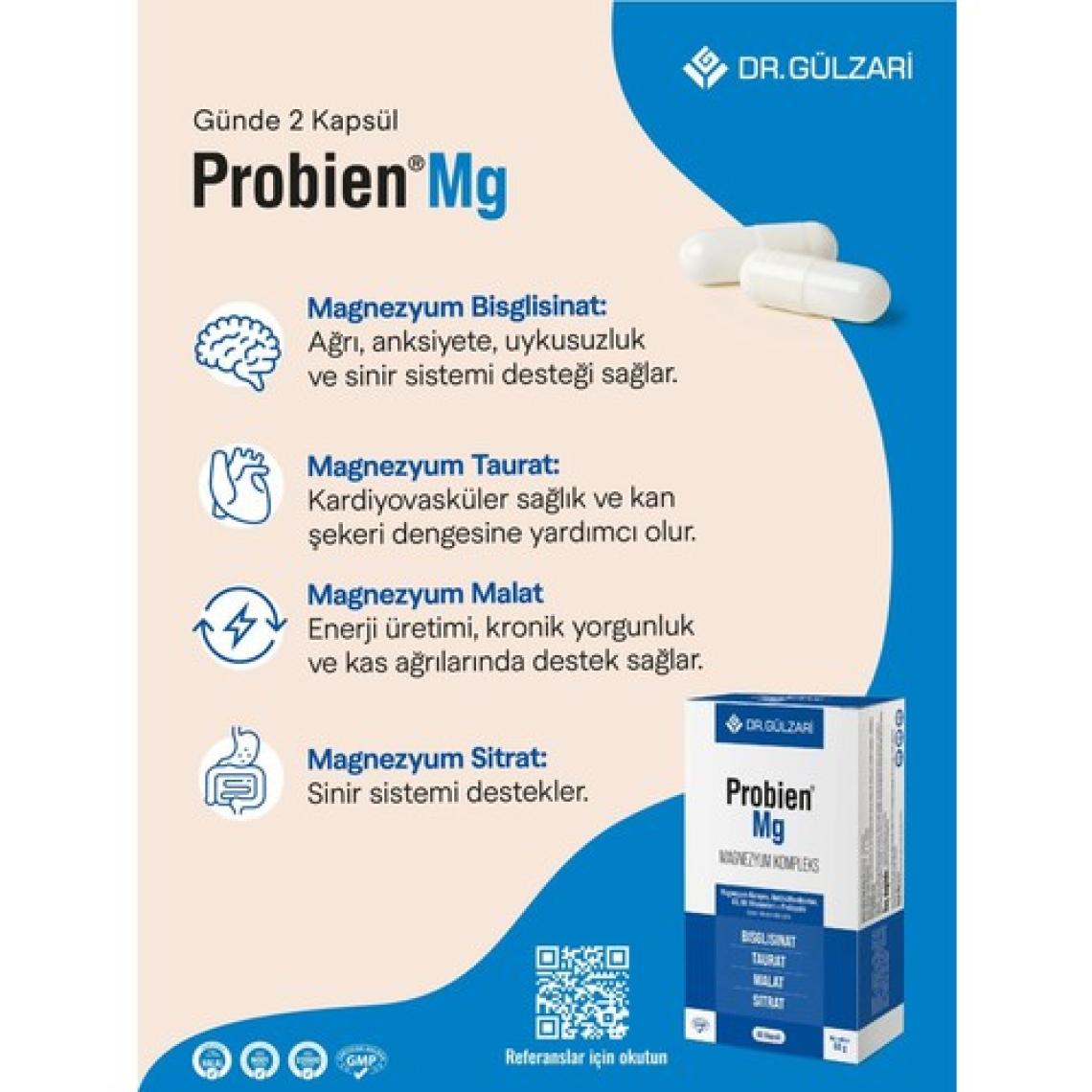 Probien Mg Magnezyum Kompleks 60 Kapsül