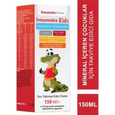 Imuneks Kids Multivitamin Ve Mineraller Takviye Edici Gıda 150 Ml