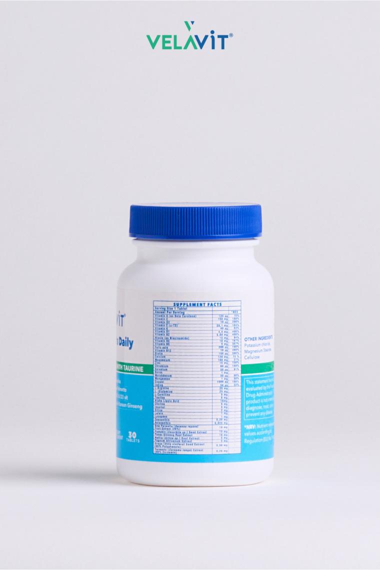 Velavit V-men's Daily Takviye Edici Gıda 30 Tablet