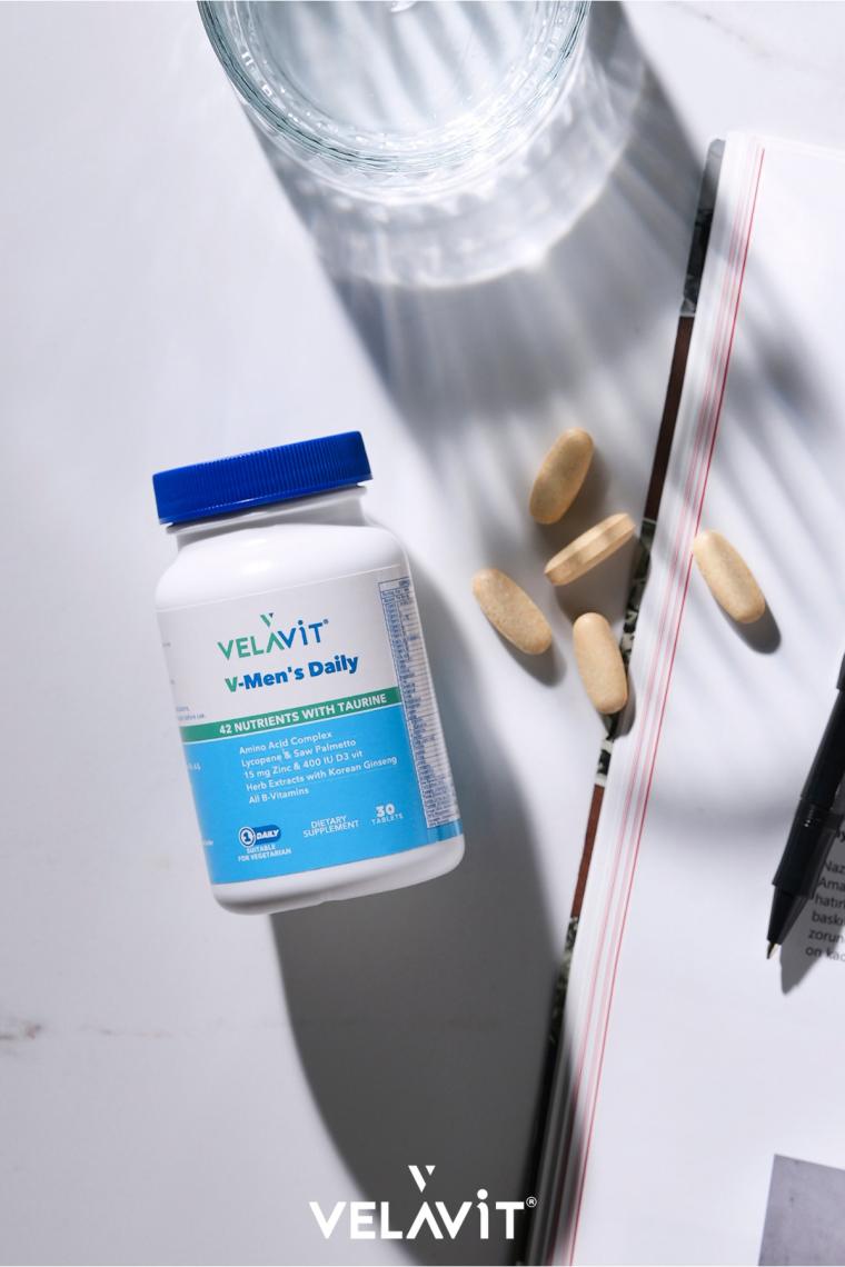 Velavit V-men's Daily Takviye Edici Gıda 30 Tablet
