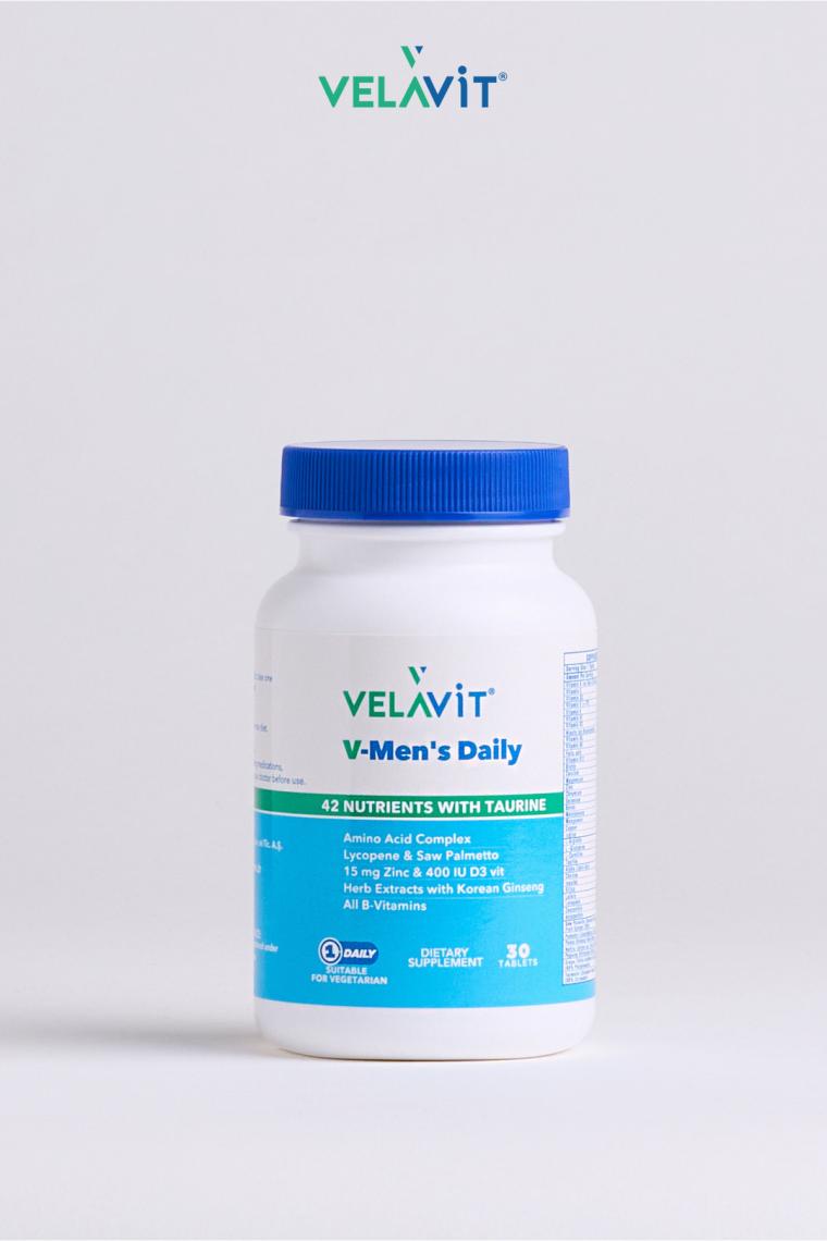 Velavit V-men's Daily Takviye Edici Gıda 30 Tablet