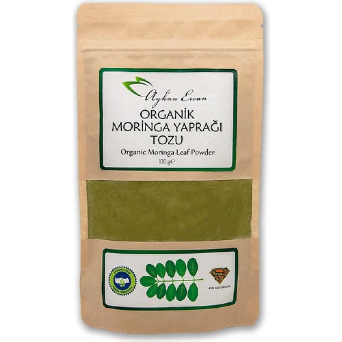 Ayhan Ercan Organik Moringa Yaprağı Tozu 100 G