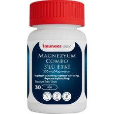 Imuneks Magnezyum Combo 3'lü Etki 30 Tablet