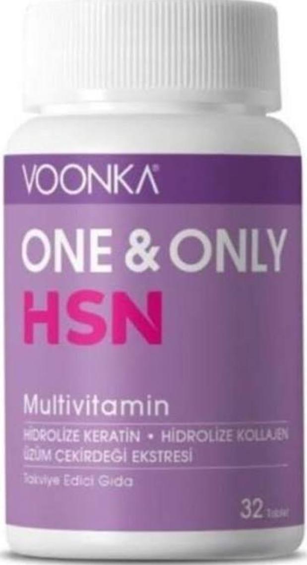 Voonka One And Only Hsn Multi̇vi̇tami̇n 32 Tablet