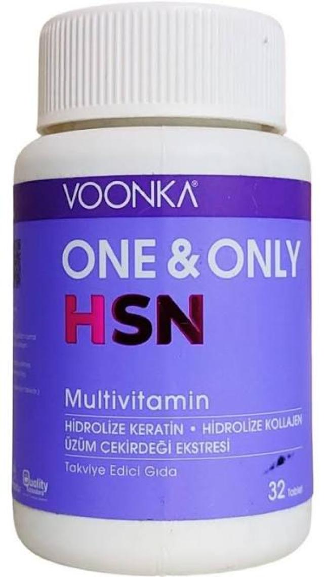 Voonka One And Only Hsn Multi̇vi̇tami̇n 32 Tablet