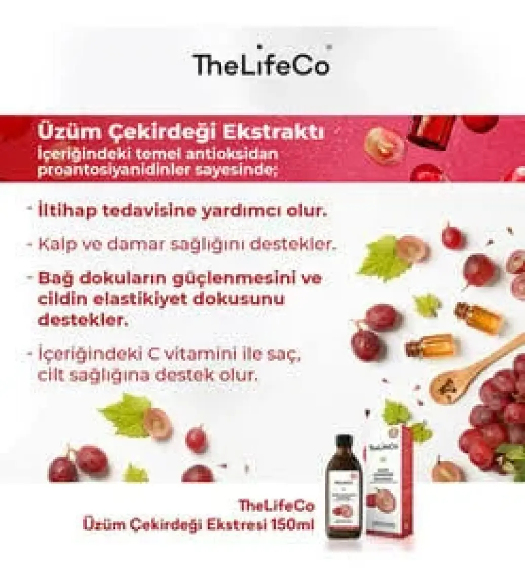 TheLifeCo Üzüm Çekirdeği Ekstresi 150 ml