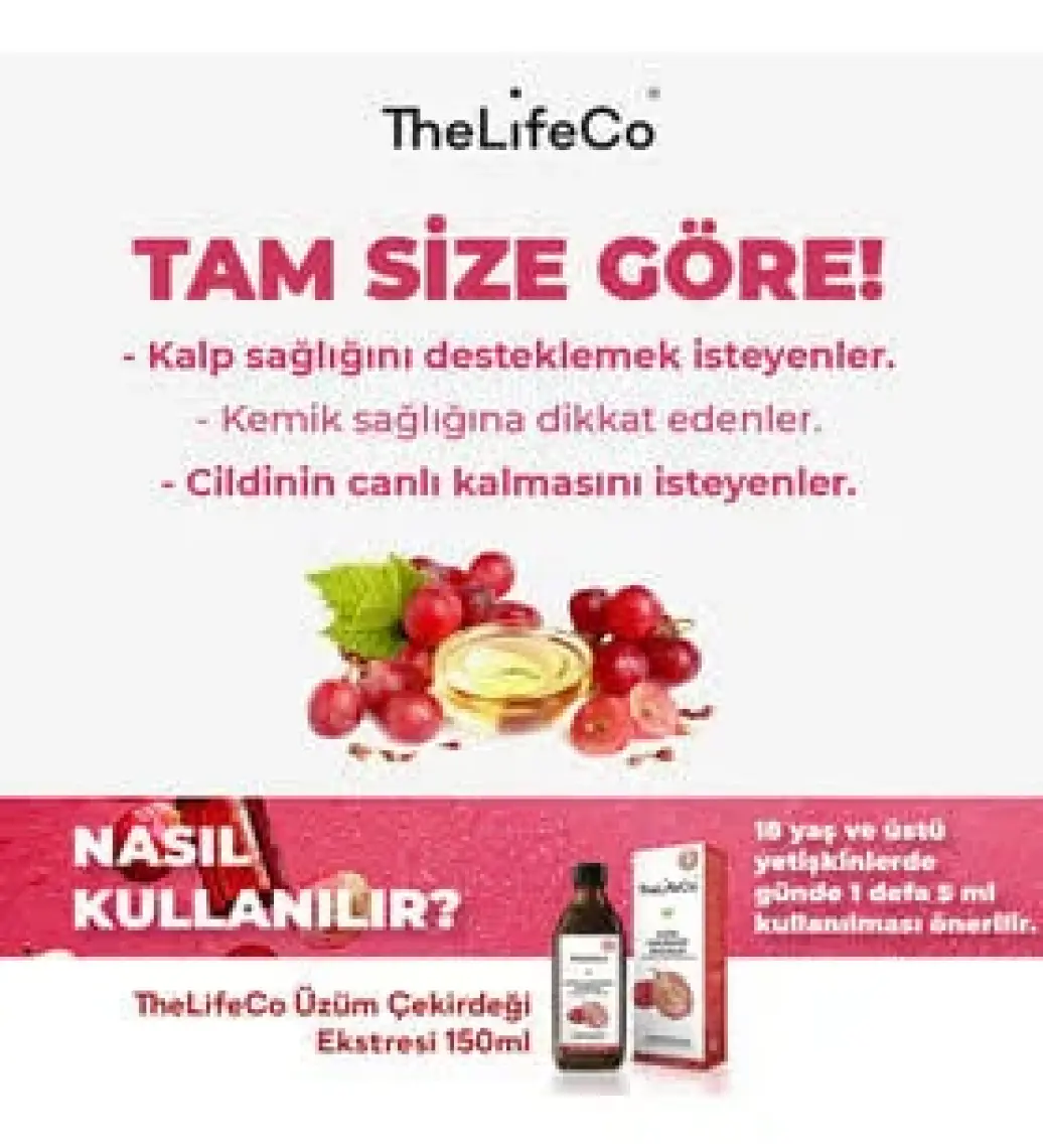 TheLifeCo Üzüm Çekirdeği Ekstresi 150 ml