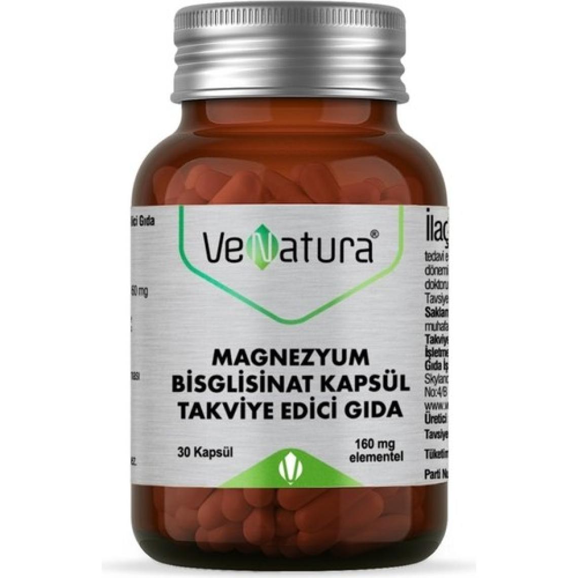 Venatura Magnezyum Bisglisinat 160 mg 30 Kapsül