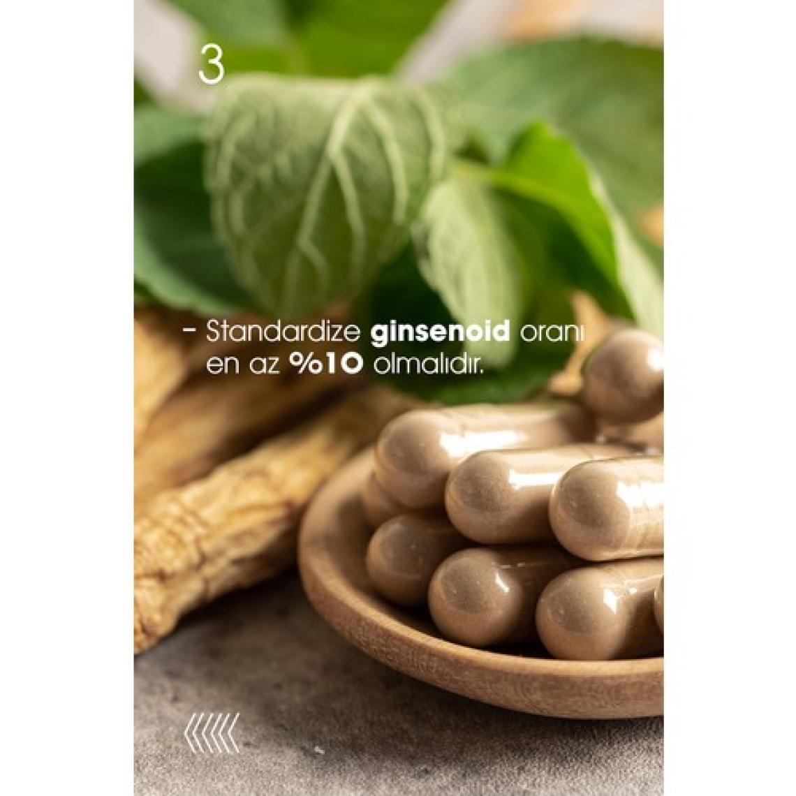 Erbatab Kırmızı Kore Ginsengi Ekstresi Korean Ginseng 30 Kapsül