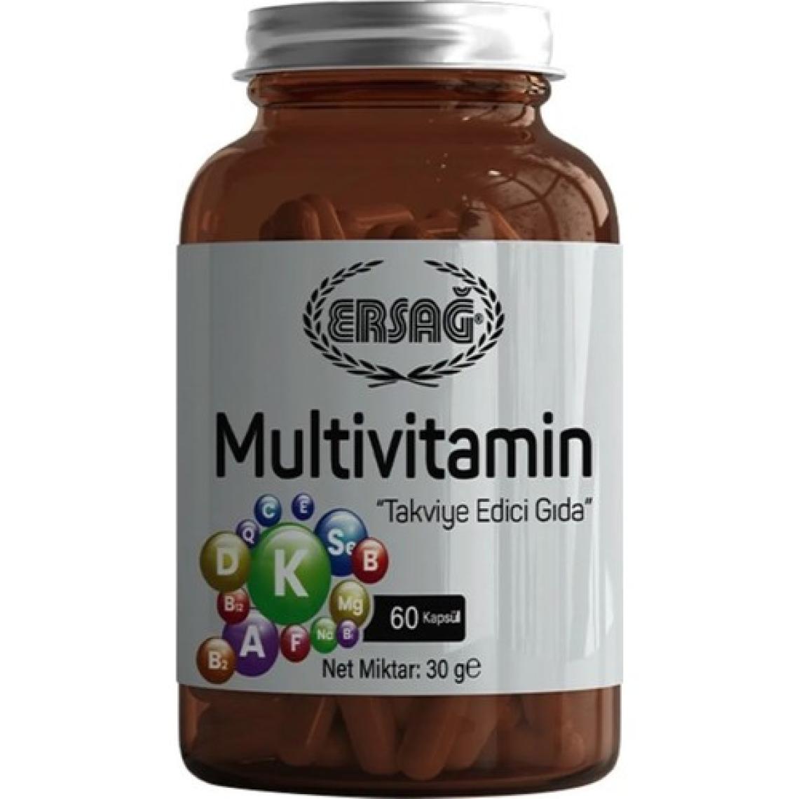 Ersağ Multivitamin Takviye Edici Gıda 60 Kapsül