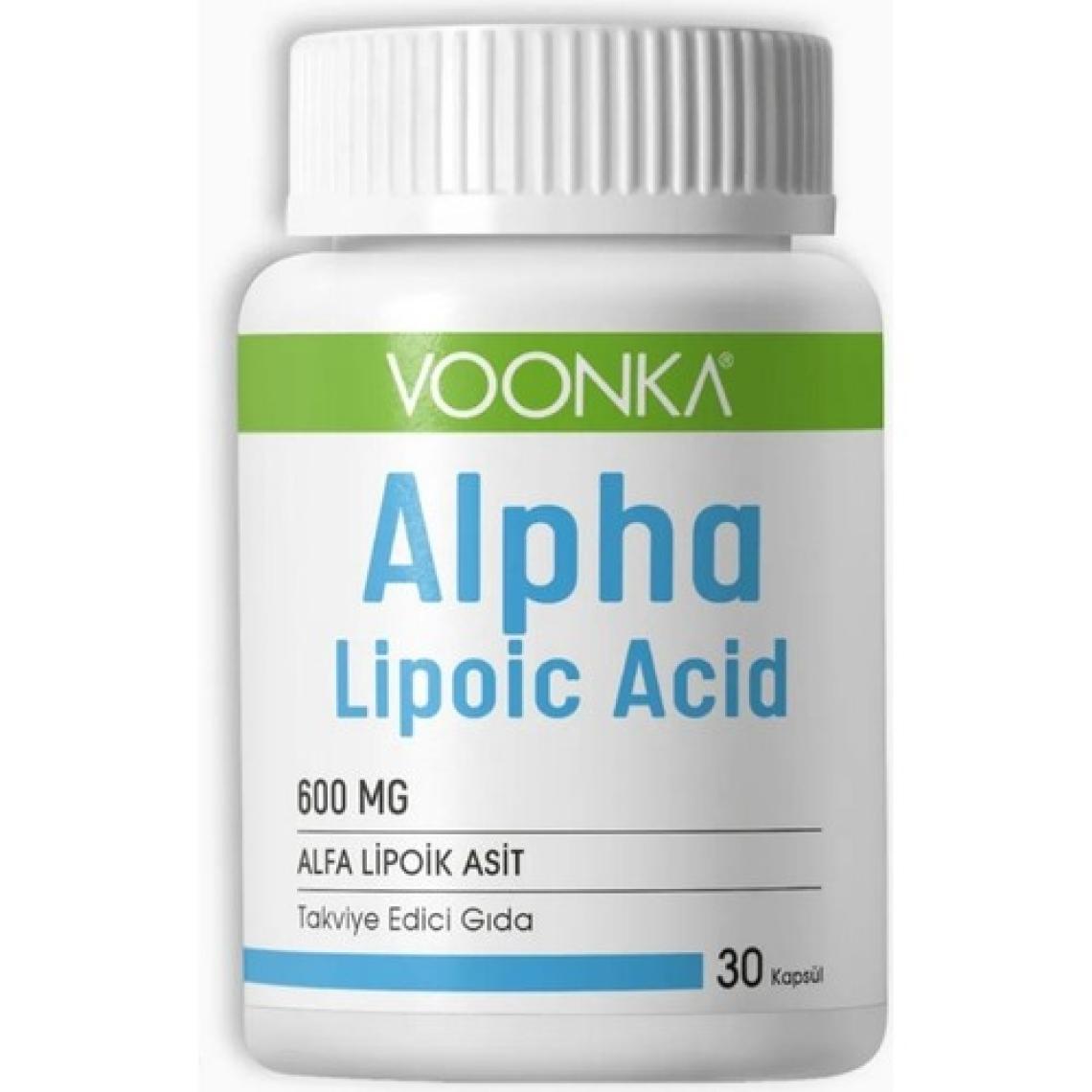 Voonka Alpha Lipoic Acid 600 Mg 30 Kapsül