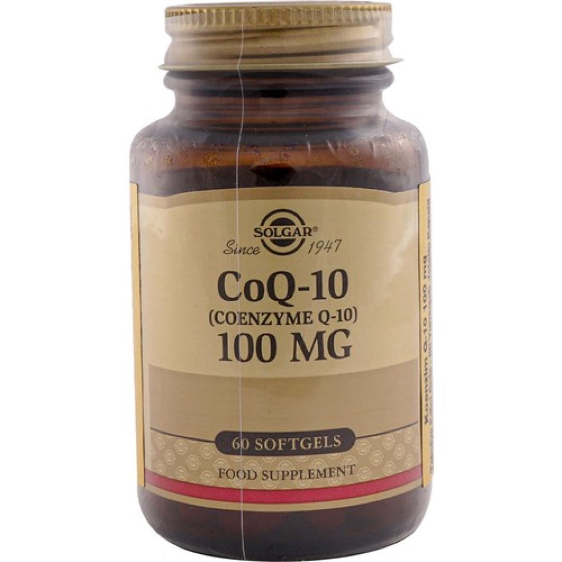 Solgar Coenzyme Q-10 100 Mg 60 Kapsül