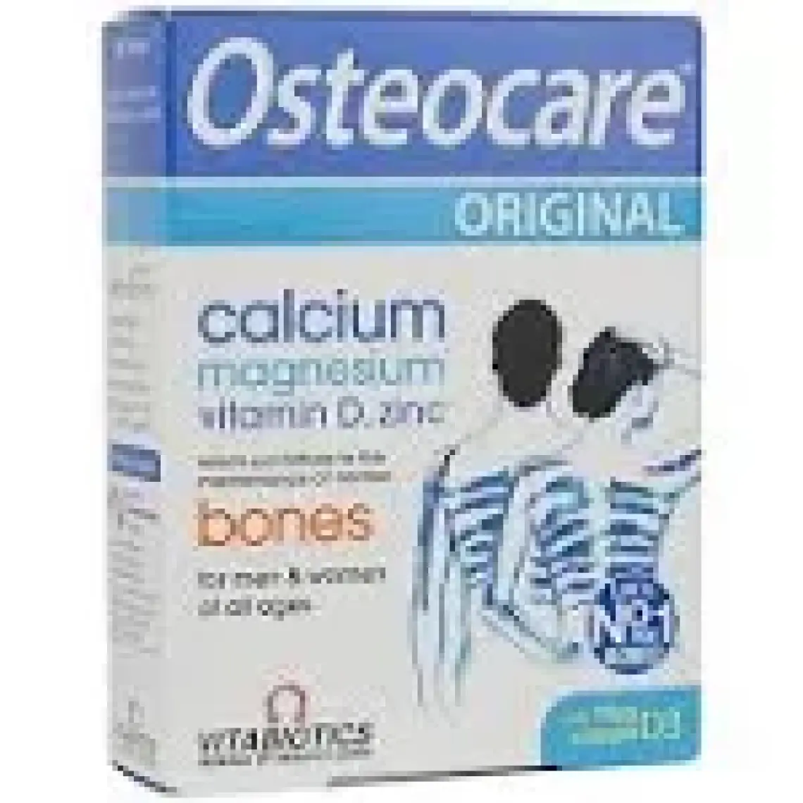 Osteocare Kalsiyum,Magnezyum, Çinko, D vitamini İçeren Kemik Sağlığı Vitamini 30 Tablet