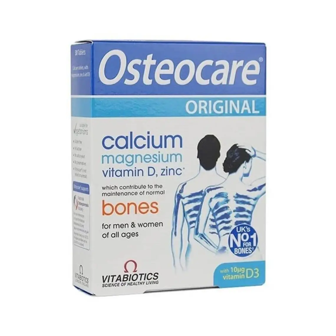 Osteocare Kalsiyum,Magnezyum, Çinko, D vitamini İçeren Kemik Sağlığı Vitamini 30 Tablet