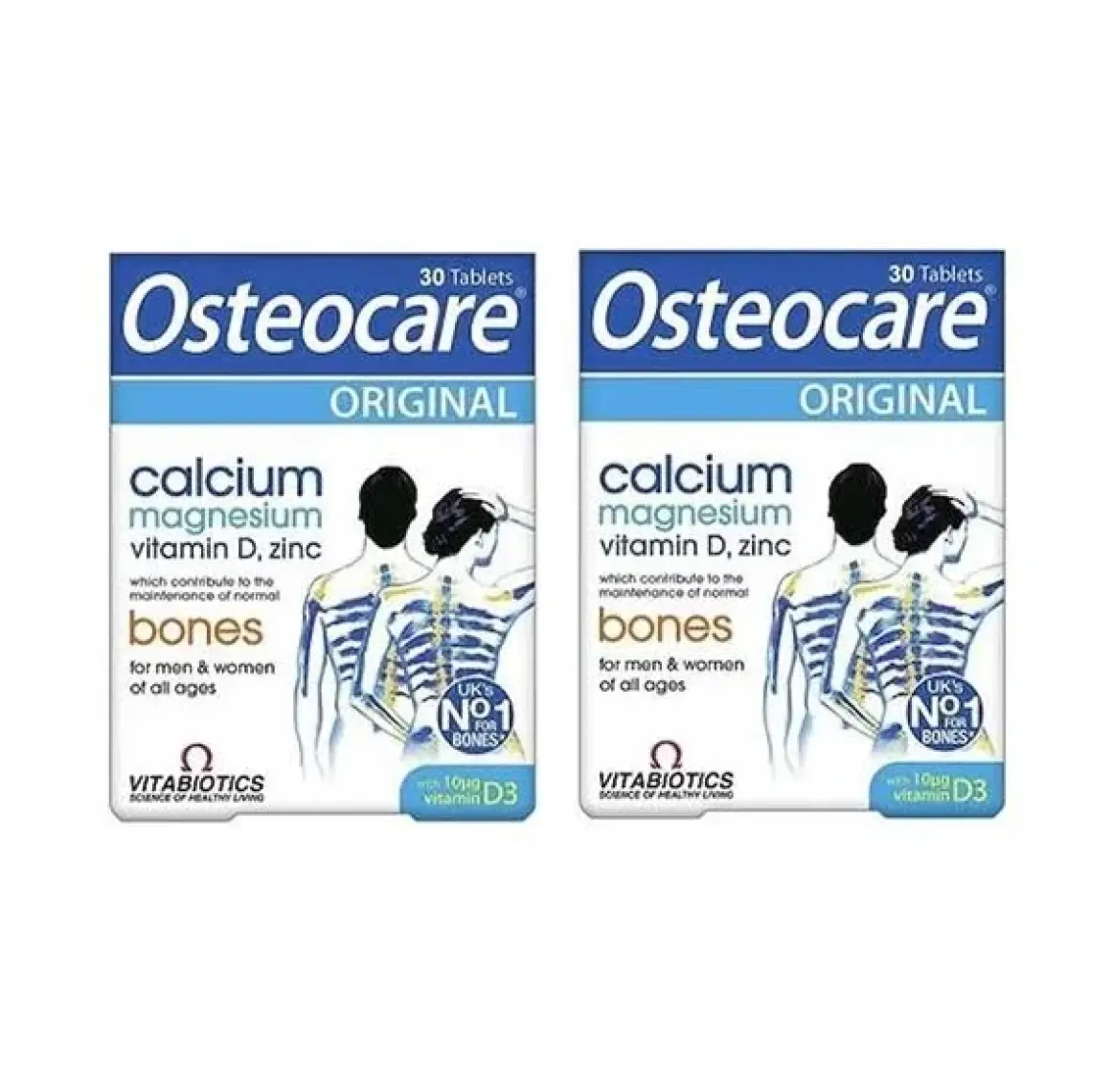 Osteocare Kalsiyum,Magnezyum, Çinko, D vitamini İçeren Kemik Sağlığı Vitamini 30 Tablet