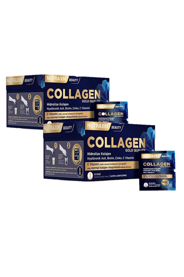 Nutraxin Collagen 30 Saşe 10.000 Mg Tip 1 Tip 3 Ananas Aromalı 2'li