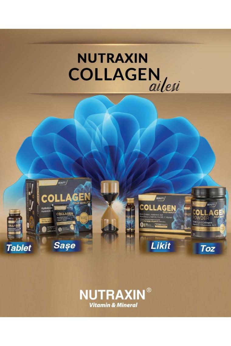 Nutraxin Collagen 30 Saşe 10.000 Mg Tip 1 Tip 3 Ananas Aromalı 2'li