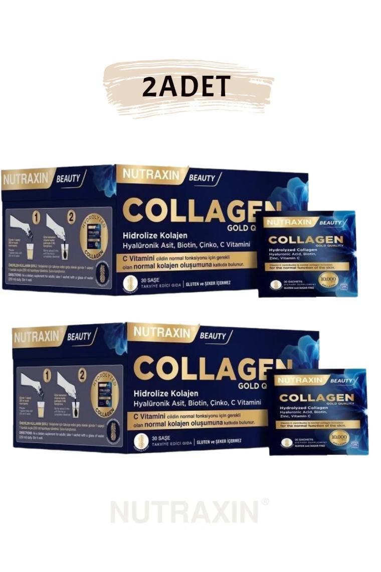 Nutraxin Collagen 30 Saşe 10.000 Mg Tip 1 Tip 3 Ananas Aromalı 2'li