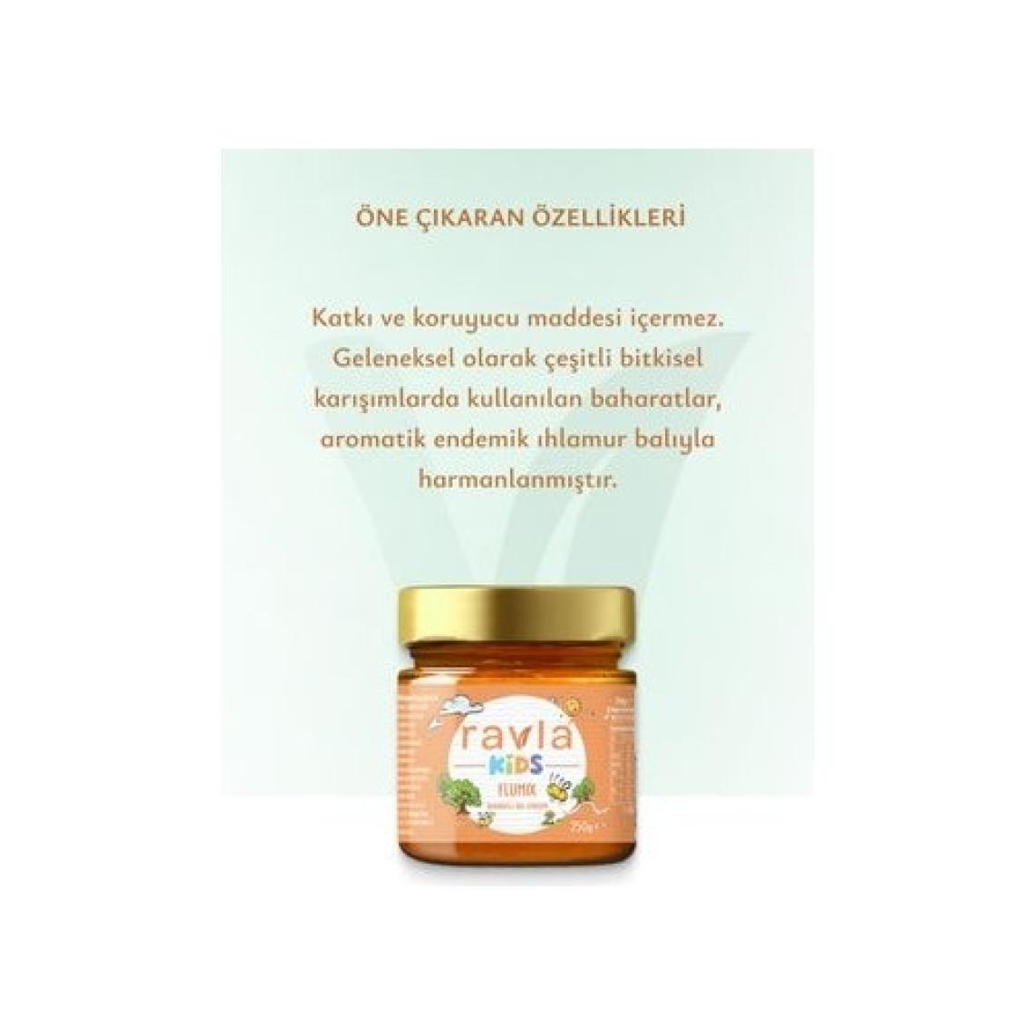 Ravla Kids Flumix Baharatlı Bal Karışımı - 250g