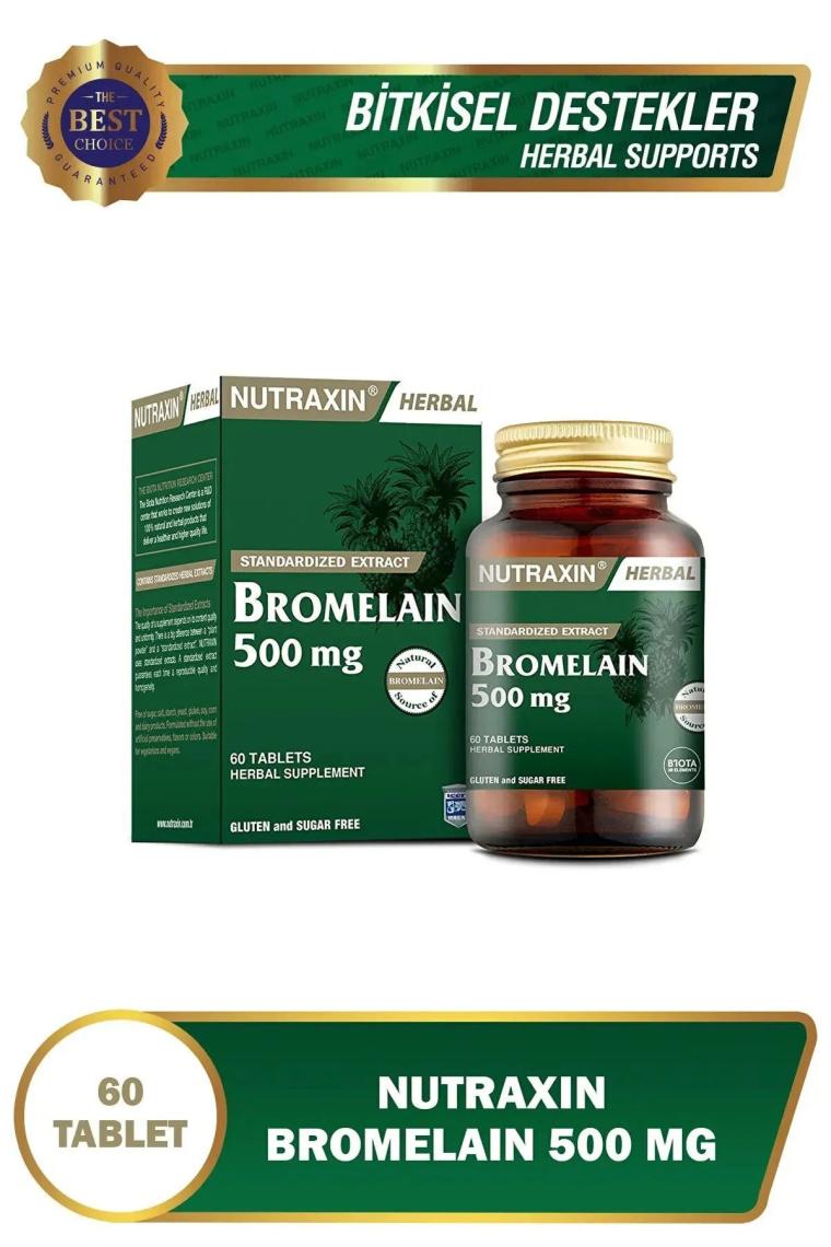 Nutraxin Bromelain 60 Kapsül X3 Adet