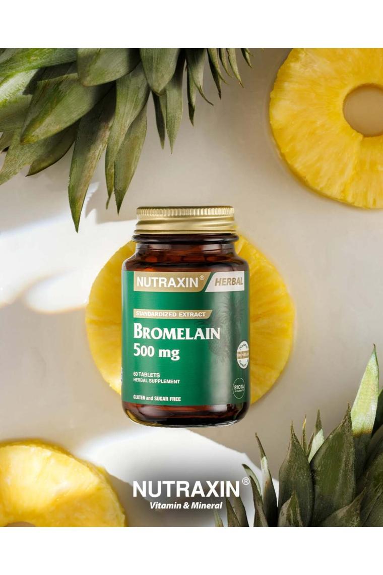 Nutraxin Bromelain 60 Kapsül X3 Adet