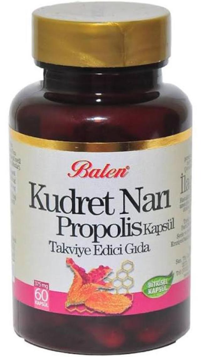 Balen Kudret Narı & Propolis Kapsül Takviye Edici Gıda