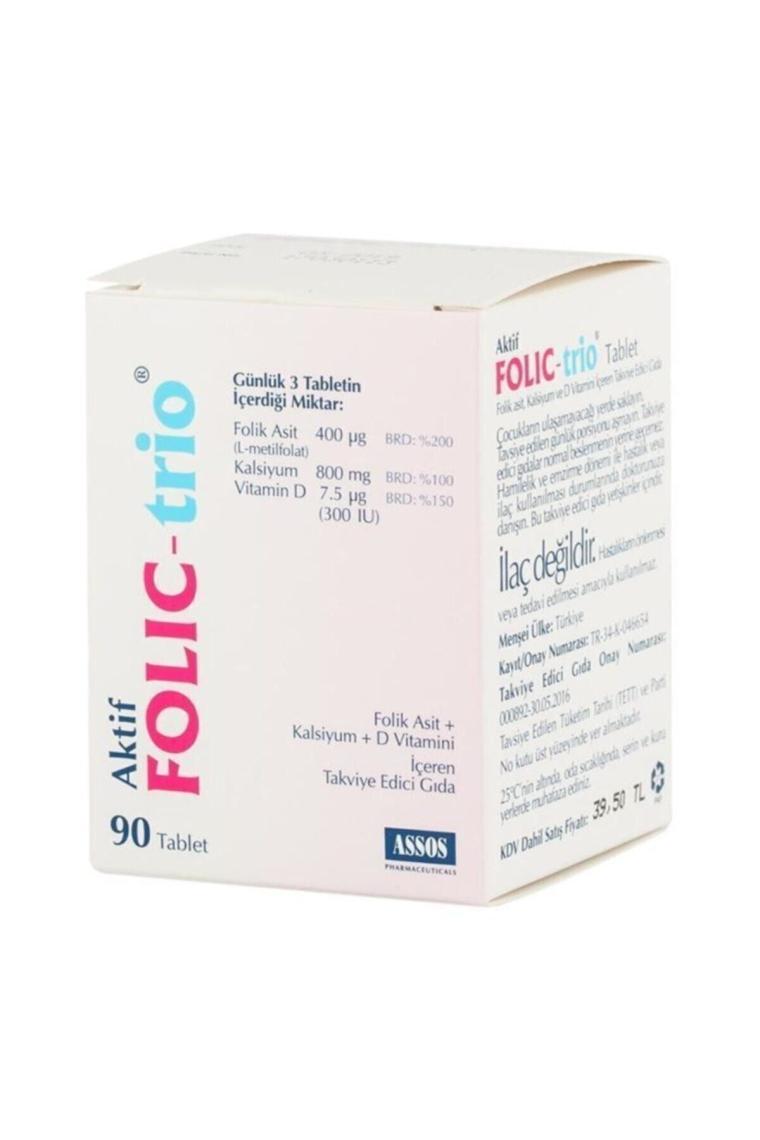 Assos Folic Trio Film 90 Tablet