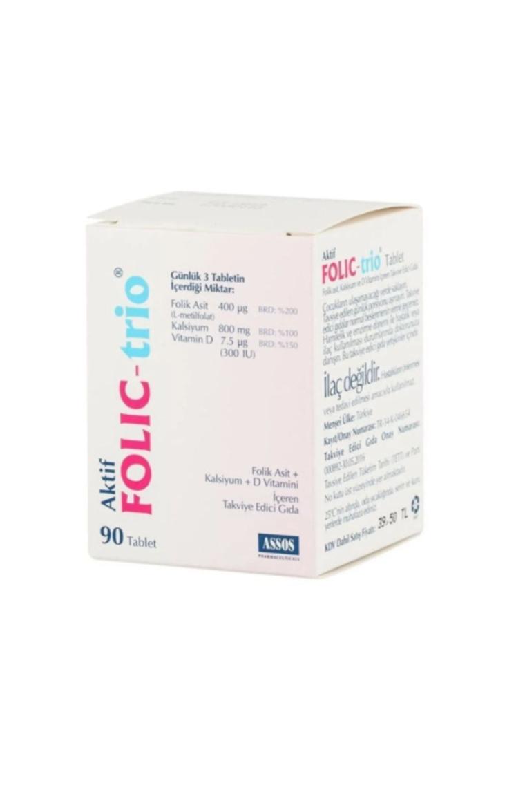 Assos Folic Trio Film 90 Tablet