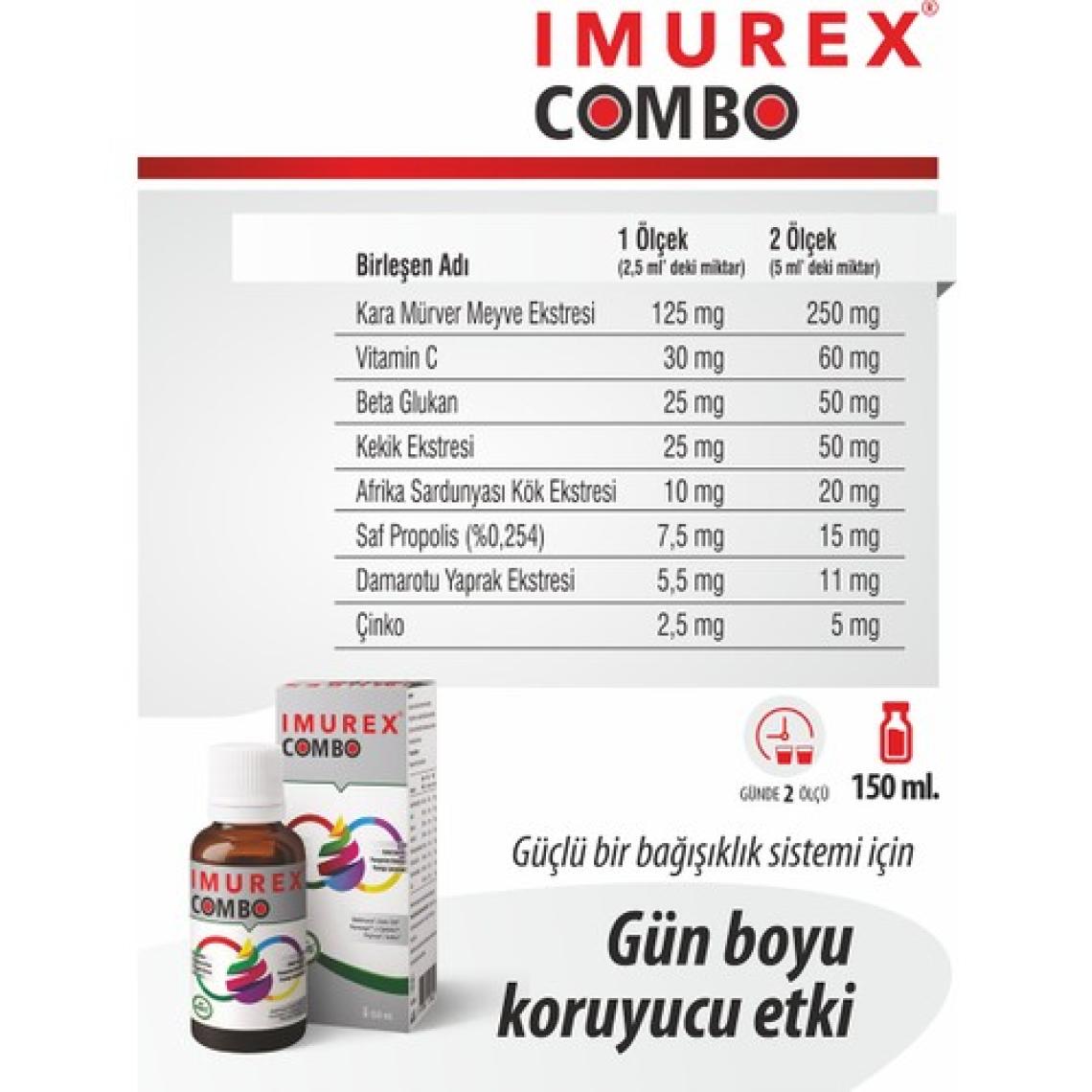 Anti Imurex Combo 150 ml Şurup