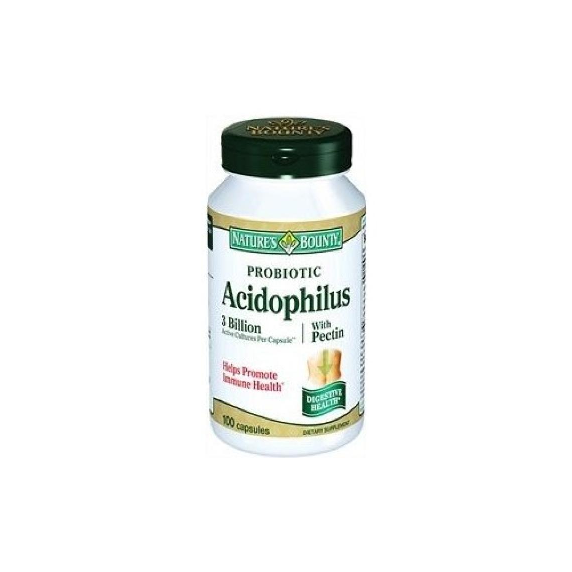 Nature'S Bounty Probiotic Acidophilus With Pectin 100 Kapsül