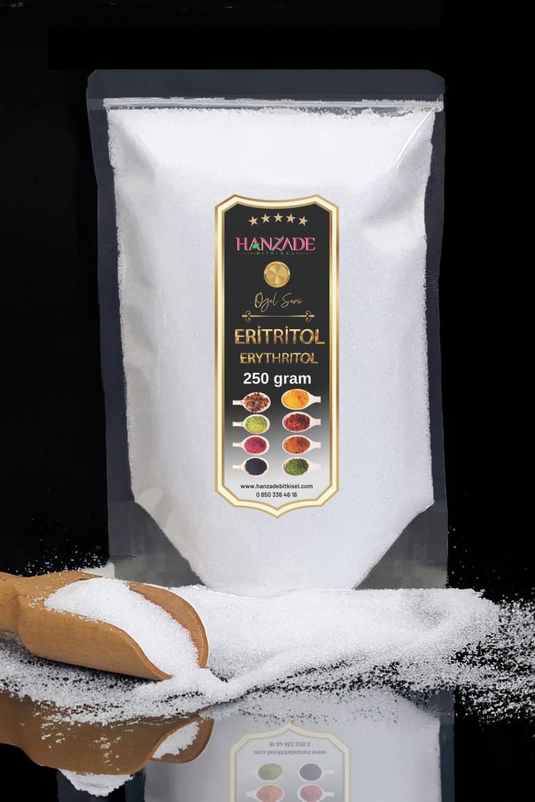 Eritritol Doğal Toz Tatlandırıcı 250 Gr Sıfır Kalori Keto Diyet Erythritol