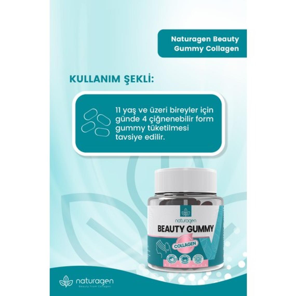 Naturagen Gummy 60 Adet Tip1 & Tip3 Kolajen İçeren Çiğnenebilir Form