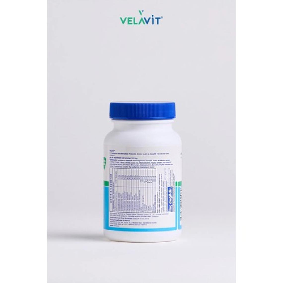 Velavit V-Probiotics Enzymes Takviye Edici Gıda 30 Kapsül