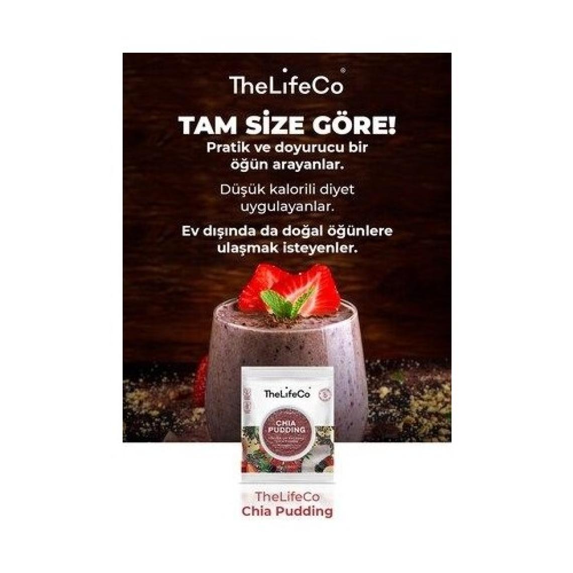 Thelifeco Chia Pudding 57 Gr (Glutensiz, Vegan) X 3 Adet