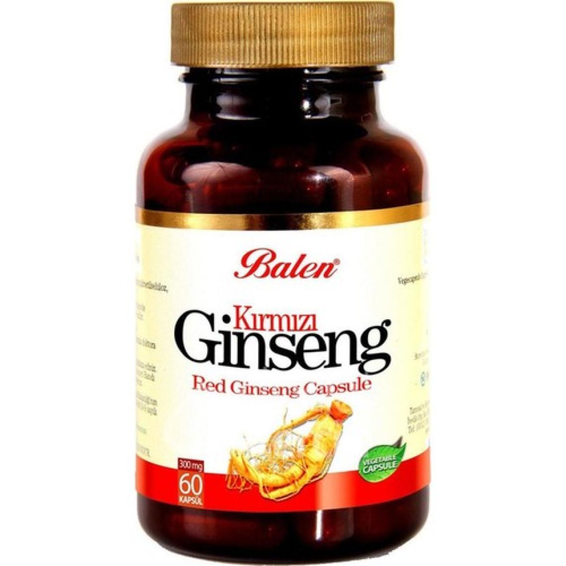 Balen Kırmızı Gınseng 300 Mg 60 Kapsül+Ginko Biloba 600 Mg 60 Tab