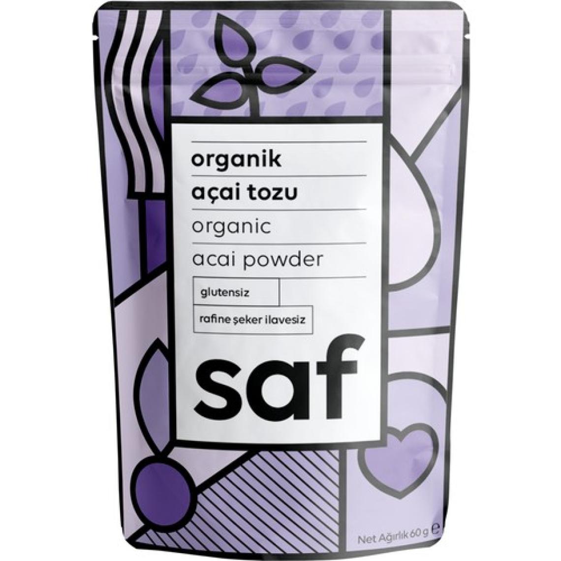 Saf Nutrition Organik Acai Tozu 60 gr