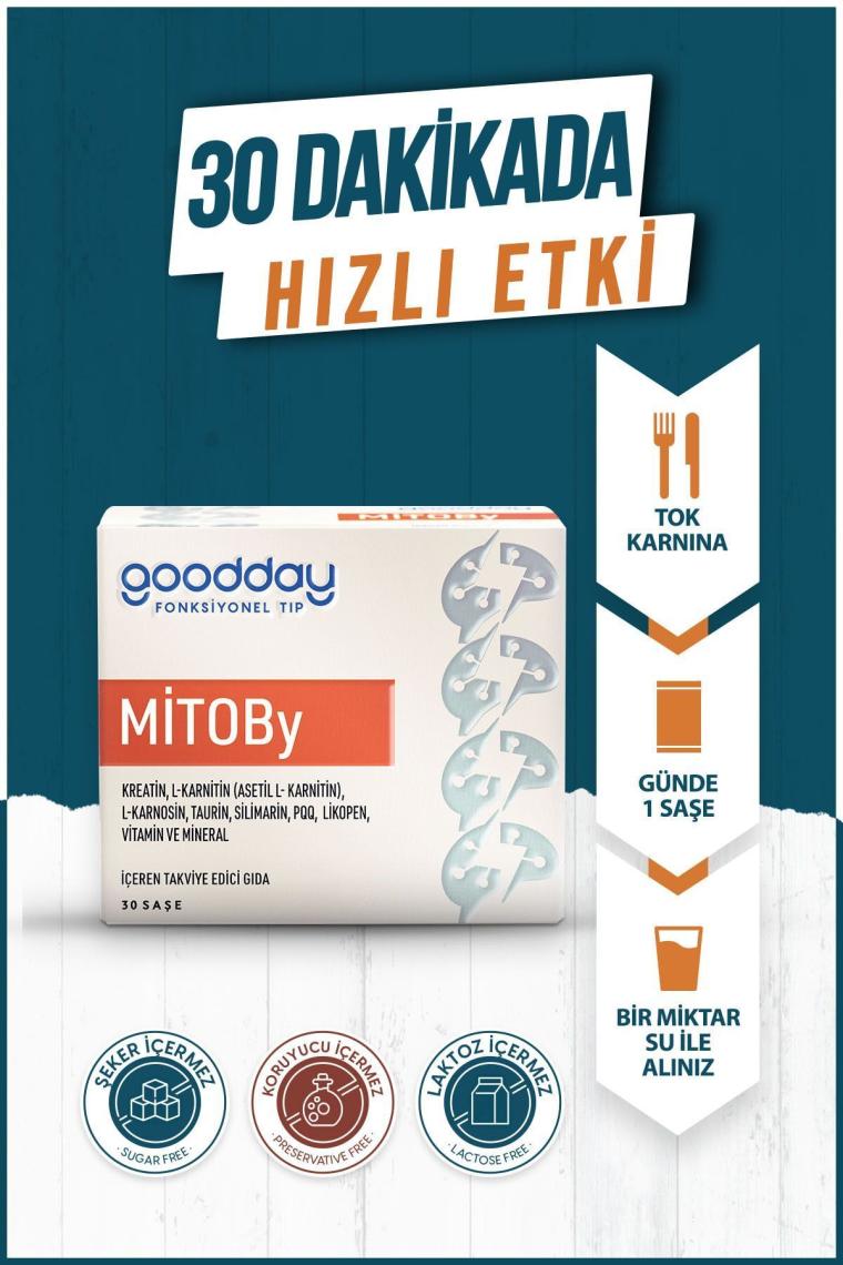 Goodday Mitoby 30 Saşe Takviye Edici Gıda
