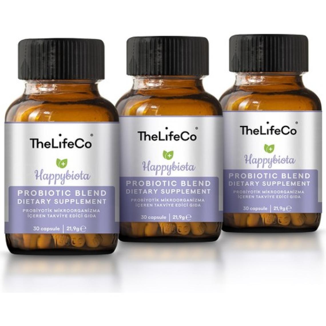 Thelifeco Happybiota Probiyotik 10 Milyar Mikroorganizma İçeren Gıda x 3 Adet