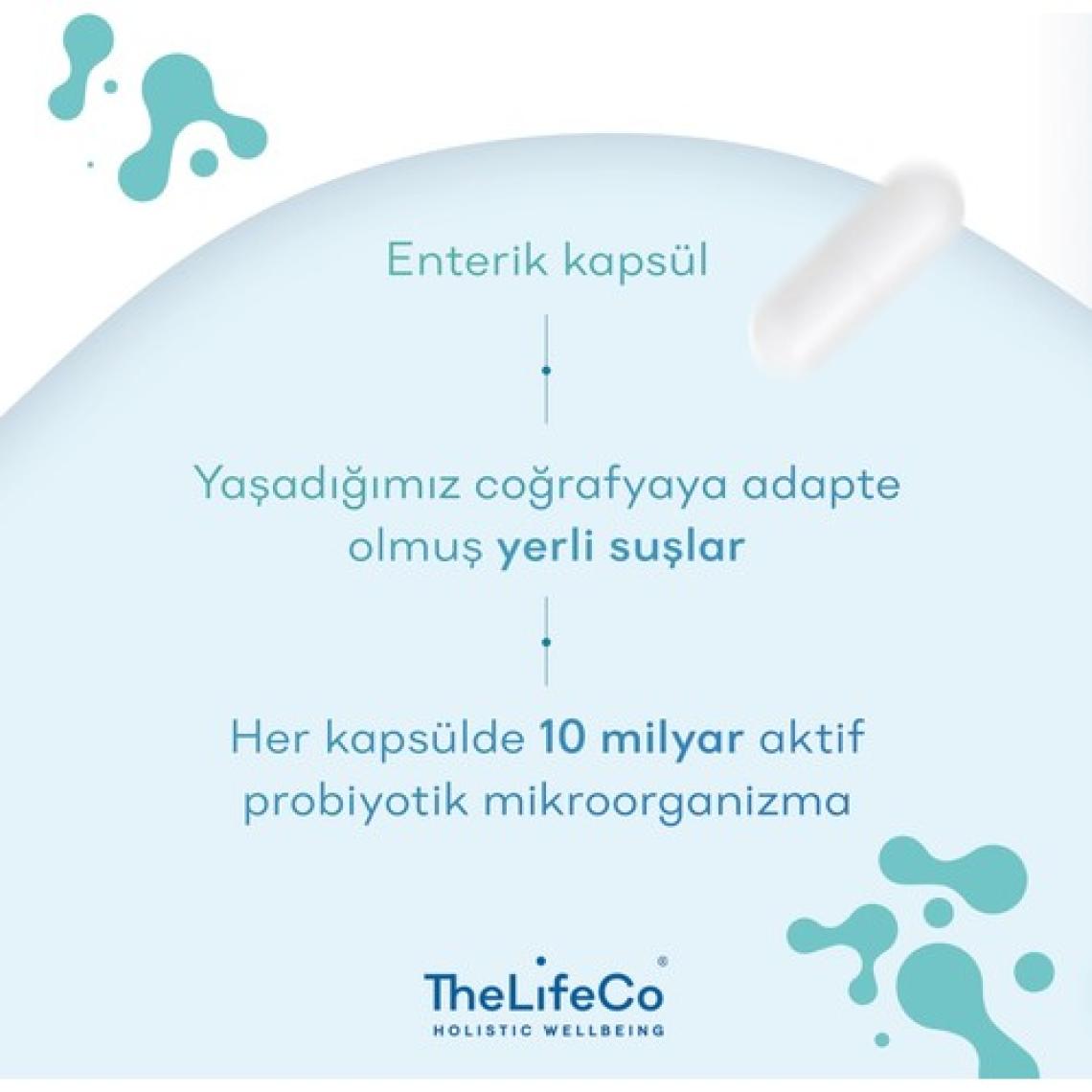 Thelifeco Happybiota Probiyotik 10 Milyar Mikroorganizma İçeren Gıda x 3 Adet