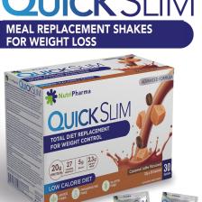Nutripharma Quick Slim Öğün Yerine Geçen Diyet Shake-30 Sase-Karamel Latte Aromali