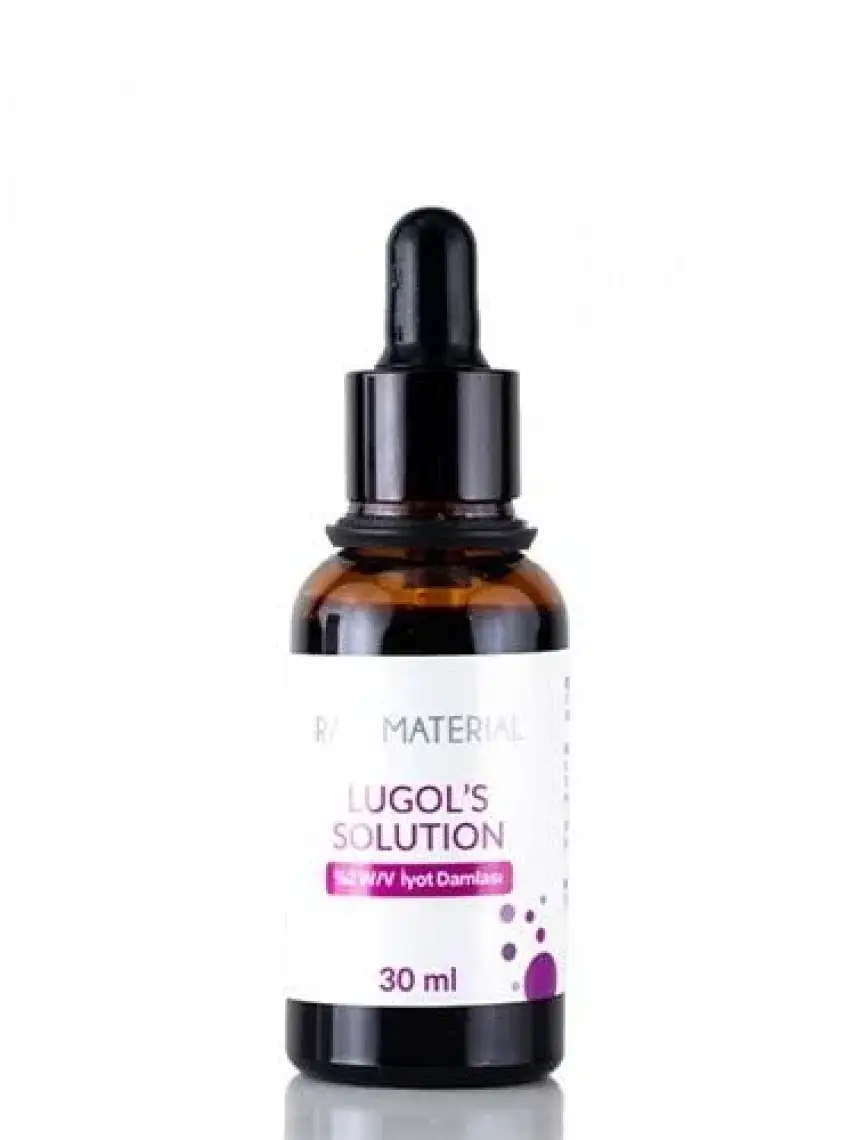 Raw Material Lugol's Solution İyot %2 Damla 30 ml