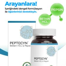 Anti Peptocyn® Betain Hcl,pepsin 90 Kapsül