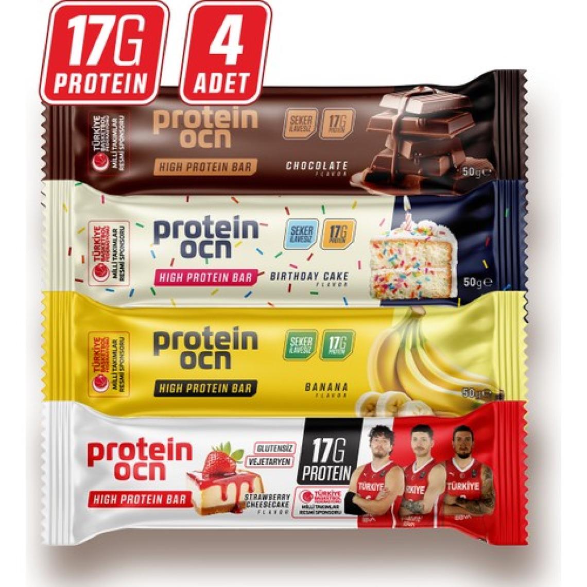 Proteinocean Protein Bar - Karma Kutu - 50G x 4 Adet