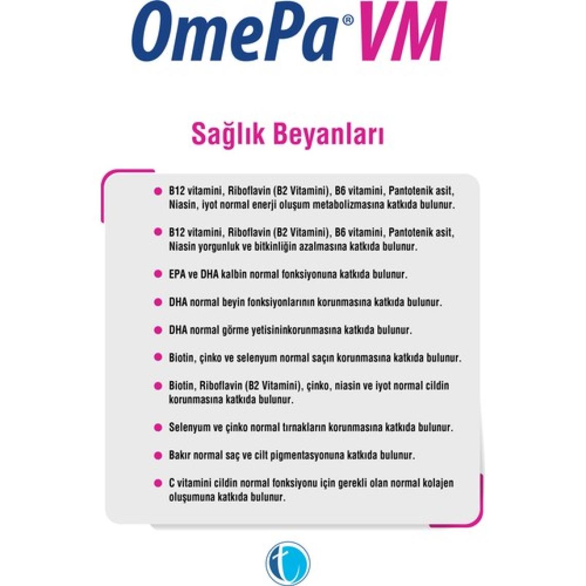 VM 30 Yumuşak Kapsül Multivitamin Balık Yağı Omega 3