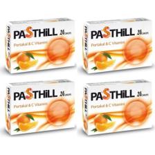 Ledapharma Pasthill Portakal 4'Lü Paket X 24 Adet Boğaz Pastili
